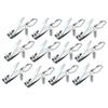 12 Pcs Nail Clippers for Fingernails by YWQ - Swing Out Nail Cleaner/File - Popular Gifts for Men & Women - Best Sharp Stainless Steel Clipper - Wide Easy Press Lever view 1