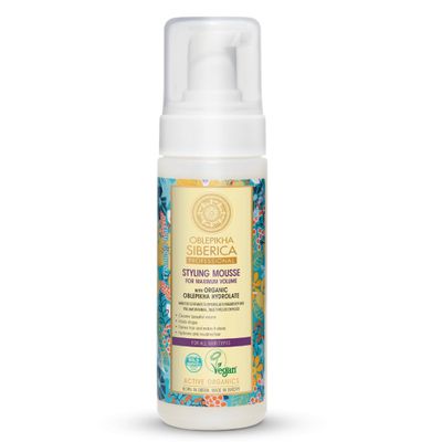 Natura Siberica Oblepikha Active Organic Sea Buckthorn Volume Hair Mousse, 150ml