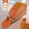 GOTOTOP Genuine Leather Strop Strap Barber Straight Folding Knife Shave Sharpener Sharpening Belt Shaving Strop 19.8 x 2.0inch view 4