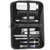 Perry Ellis Men's 10 Piece Manicure Set, Black, One Size view 1