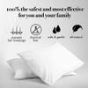 100% Mulberry Silk Pillowcase, Queen Pillowcases for Skin Care and Healthy Hair, Soft Silk Fabric, Queen Size - Meili and Grace view 2