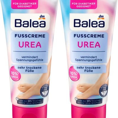 Balea Foot Cream Urea, 100 ml (pack of 2) - German product