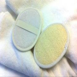 2 PCS Natural Loofah Luffa Sponge Face Body Bath Shower Spa Exfoliator Scrubber Pad