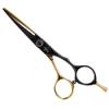 Badass Beard Care Gold Series Barber Quality Beard Shaping Scissors - 5.25 inches long, Surgical Grade Stainless Steel (HRC 59-61), Hand adjustable tension knob view 1