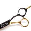 Badass Beard Care Gold Series Barber Quality Beard Shaping Scissors - 5.25 inches long, Surgical Grade Stainless Steel (HRC 59-61), Hand adjustable tension knob view 3