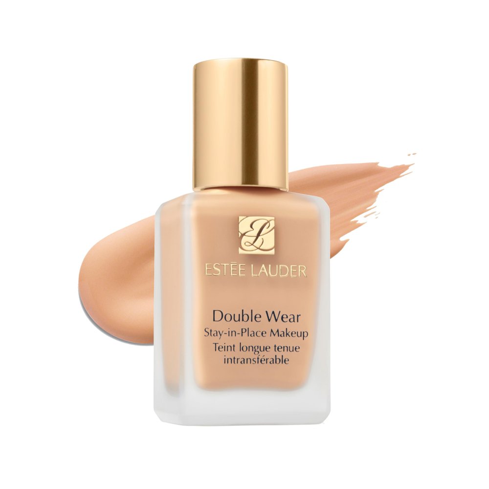 Este Lauder Double Wear Stay-in-Place 24-Hour Long-Wear Matte Foundation Makeup, 1 Fl Oz, 1W0 Warm Porcelain