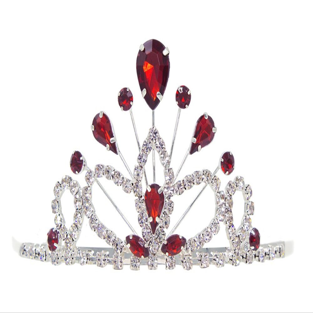#16260siam- Maus Tiara 2.25" - Siam