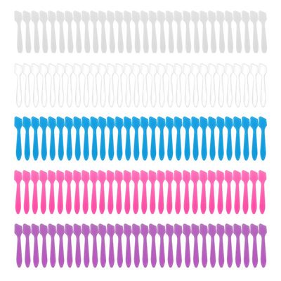 150 Pack MINI Makeup Spatulas, Reusable Cream Tip Spatulas Frosted Cosmetic Spatulas Scoops by Accmor