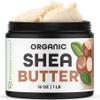 Pure Shea Butter Raw Organic for Skin Pure Virgin Unrefined Body Lotion Stretch Mark Skin Care Scar Cream Organic Shea Butter Raw Unrefined African Shae Manteca de Karite Organica Pura 1 LB, 16 oz view 1