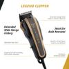 Wahl Professional 5-Star Barber Combo, Corded Legend Clipper & Hero T-Blade Trimmer Set, Black/Gold Finish view 3