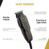 Wahl Professional 5-Star Barber Combo, Corded Legend Clipper & Hero T-Blade Trimmer Set, Black/Gold Finish view 4