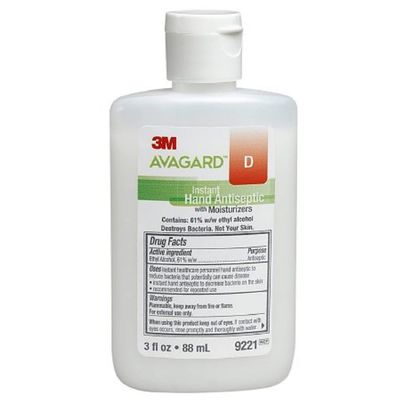 3M Avagard D Instant Hand Antiseptic W/Moisturizers, 3 oz, 1/Ea, 3M9221