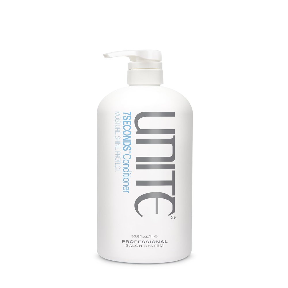 UNITE Hair - 7SECONDS Conditioner  Moisture-Enriched, Color-Safe Professional Conditioner  Hydrates, Detangles, Protects from UV & Heat Damage, Enhances Shine, Paraben-Free & Sulfate-Free, 33 Fl Oz
