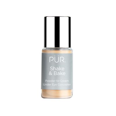 PR MINERALS Shake & Bake Powder to Cream Under Eye Concealer - Weightless Makeup Setting Pressed Powder for Dark Circles & Puffiness, Loose Translucent Formula Conceals & Brightens with No White Cast