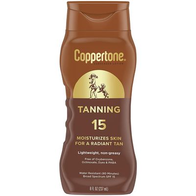 Coppertone Tanning Lotion UVA/UVB SPF 15 - 8 oz