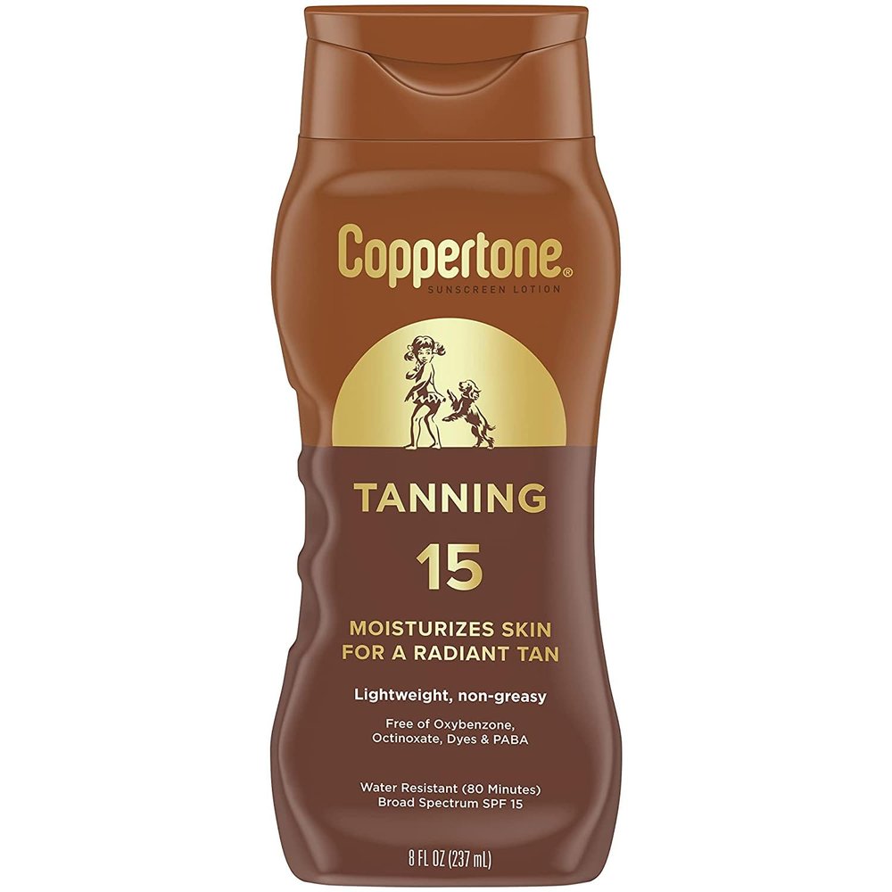 Coppertone Tanning Lotion UVA/UVB SPF 15 - 8 oz