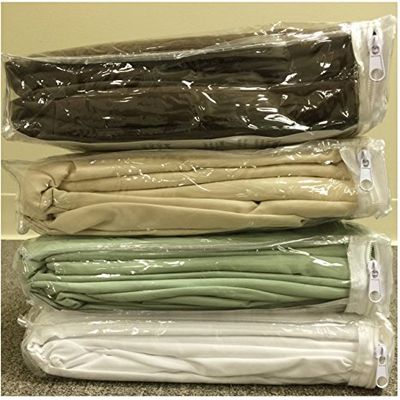 Therapists Choice Premium Deluxe Microfiber Massage Sheet Set, 3pc Set (Natural (Light Brown))