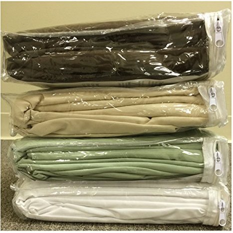 Therapists Choice Premium Deluxe Microfiber Massage Sheet Set, 3pc Set (Natural (Light Brown))