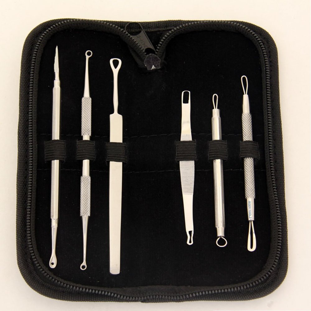 Body Toolz Blackhead & Blemish Remover Kit, 6 Skin Care Tools, Remove Blackheads & Whiteheads with Ease. Professional Stainless Steel