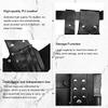 Hair Care Styling Tools Waist Bag,Scissor Holster for Stylist Salon PU Leather Hairdressing Tool Pouch Holster with Multifunction Pockets and Removable Waist Belt for Barber Scissor Comb view 2