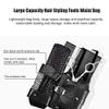 Hair Care Styling Tools Waist Bag,Scissor Holster for Stylist Salon PU Leather Hairdressing Tool Pouch Holster with Multifunction Pockets and Removable Waist Belt for Barber Scissor Comb view 3