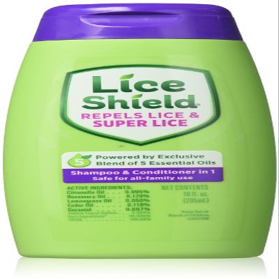 Lice Shield Shampoo and Conditioner In 1, 10 Ounce (Pack of 3)