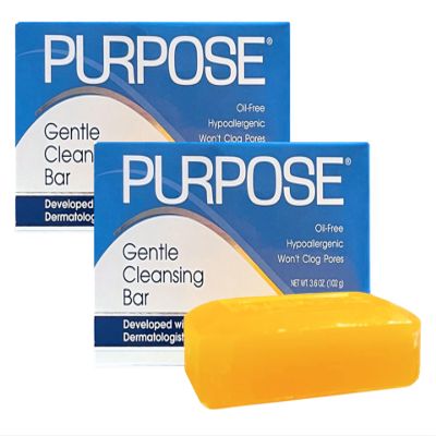 PURPOSE Gentle Cleansing Bar, 3.6 oz, 2-Pack