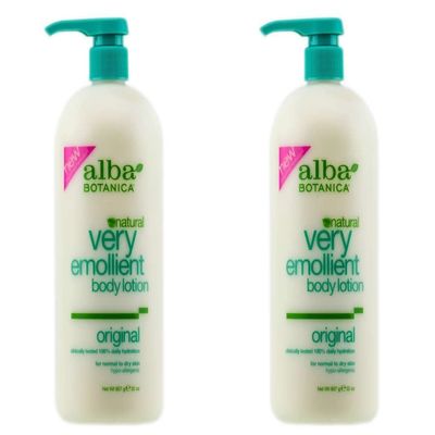Alba Botanica Very Emollient Body Lotion - Unscented - 32 oz - 2 pk