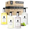 1-Shoppe Terra Pure Ecobox Amenities Kit | Green Tea Soap | Shampoo, Conditioner, Body Lotion, Body Wash | 10.14 oz | Hotel Toiletries Bulk view 1