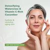 Nourish Organic Moisturizing Face Cleanser for All Skin Types, Watercress + Cucumber Face Wash, Fragrance-Free (6 Oz) + Washable Cotton Round view 4