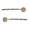 20 Gauge Bullet Shell - Ammo Bobby Pins Barrettes Hair Styling Clips (Image Only - Not a Real Bullet) view 1