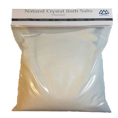15 Pounds Natural Crystal Bath Salts Wasatch Naturals