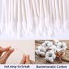 Pangda 400 Count Pointed Tip Cotton Swabs Double Tips Cotton Buds with Paper Stick for Household Cleaning Beauty Tools Personal Care Makeup view 2