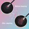 2 Pack Cleaner Sponge, Dry Makeup Brushes Cleaner Eye Shadow or Blush Color Removal Quickly Switch to Next Color view 2