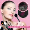 2 Pack Cleaner Sponge, Dry Makeup Brushes Cleaner Eye Shadow or Blush Color Removal Quickly Switch to Next Color view 3
