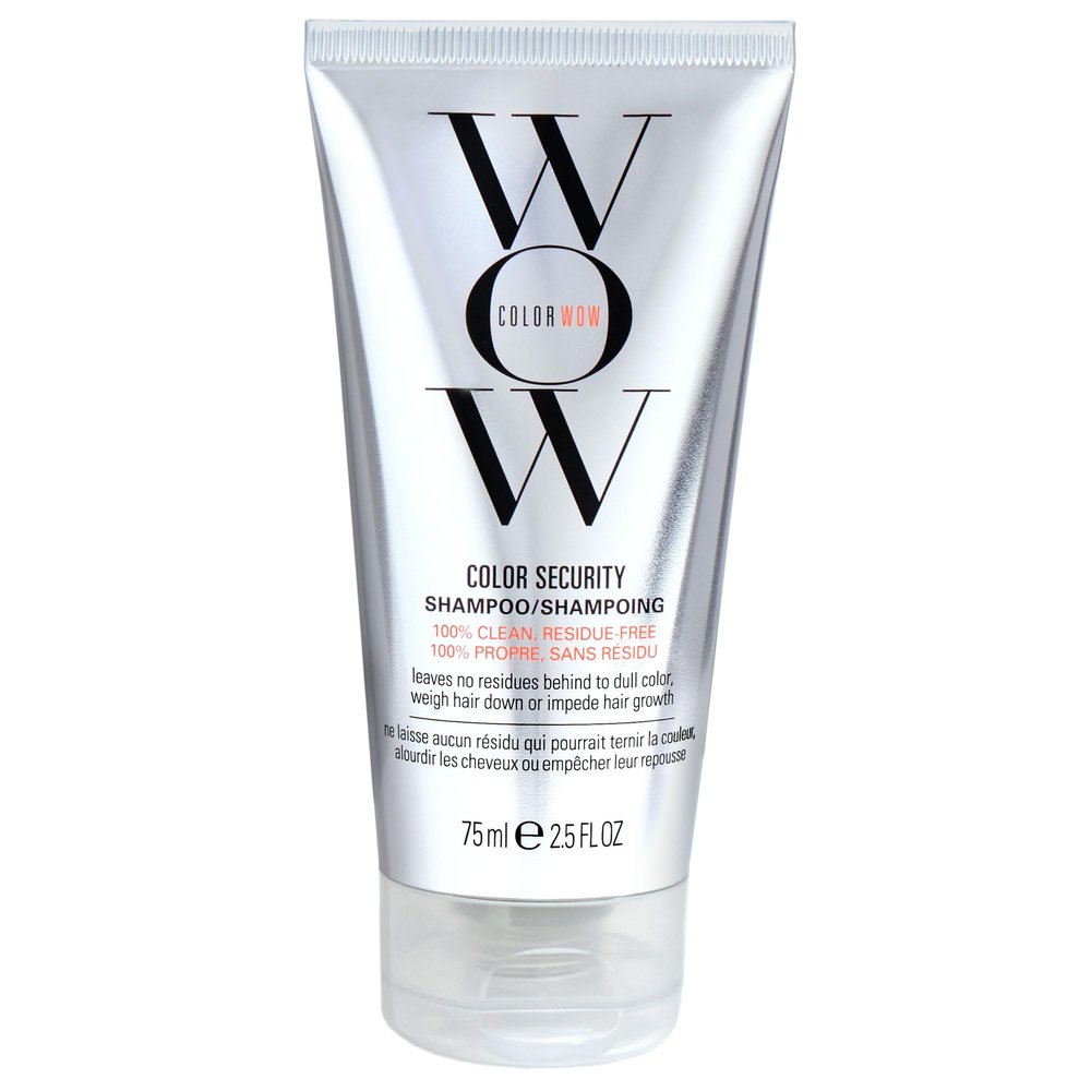 COLOR WOW Color Security Shampoo, 2.5 fl oz Sulfate Free & Residue-Free Formula, Healthy Looking Hair & Scalp, Paraben Free Salon Quality