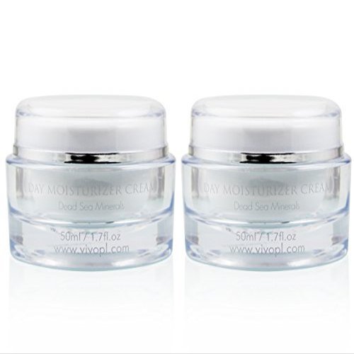 Vivo Per Lei Dead Sea Day Cream - Face Moisturizer for Women - Moisturizing, Hydrating, Non Greasy - 3.4 Fl. Oz. - Pack of 2