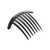 20 Pieces 7 Tooth French Style Twist Comb Plastic Hair Side Combs Hair Accessory for Women (Black and Brown) view 3