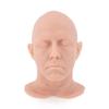 A Pound of Flesh Practice Tattoo Mini Head Silicone Tattooing Fake Skin Body Part for Practice or Display Professional Quality - Head, Fair Skintone view 1