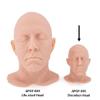 A Pound of Flesh Practice Tattoo Mini Head Silicone Tattooing Fake Skin Body Part for Practice or Display Professional Quality - Head, Fair Skintone view 2