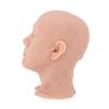 A Pound of Flesh Practice Tattoo Mini Head Silicone Tattooing Fake Skin Body Part for Practice or Display Professional Quality - Head, Fair Skintone view 4