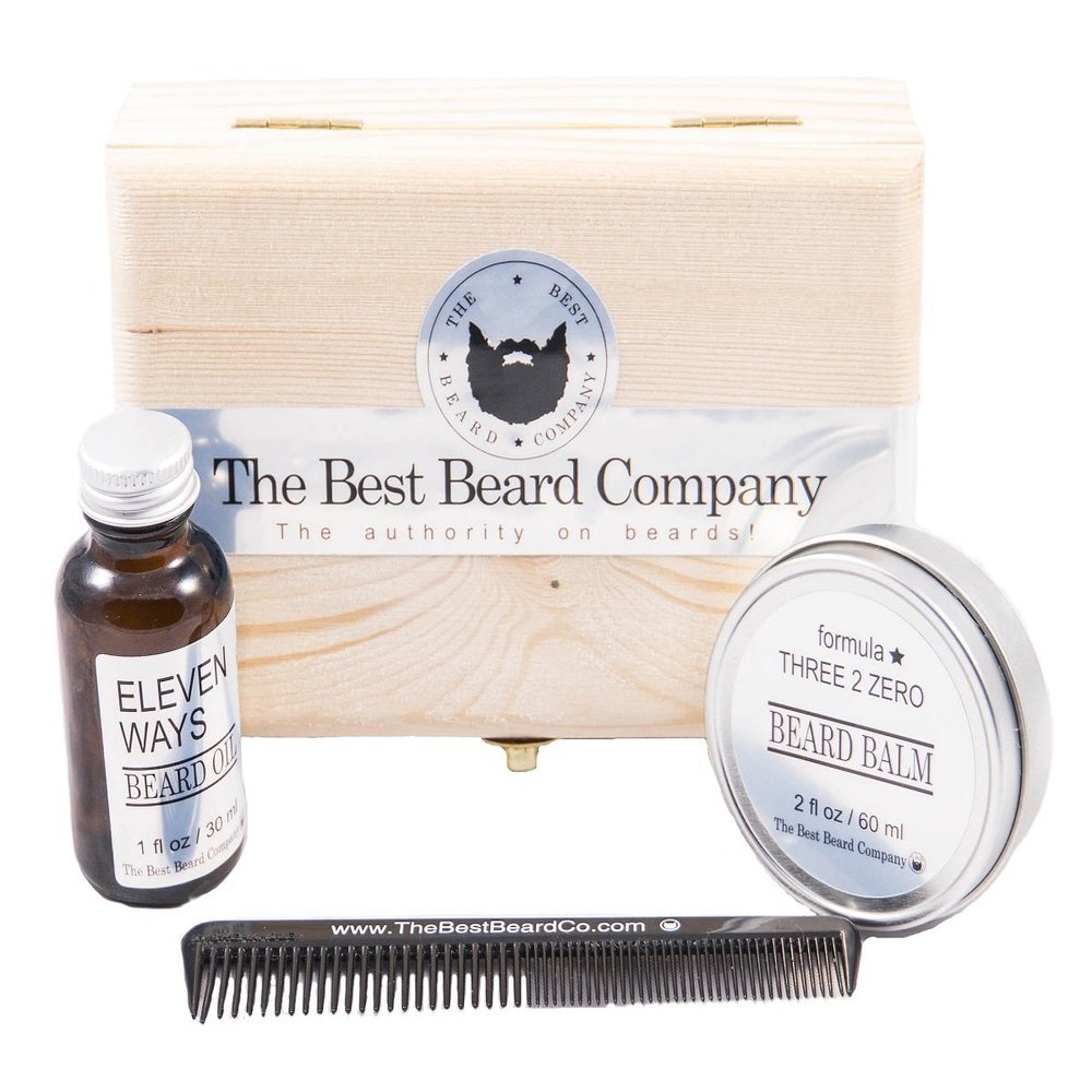 The Best Beard Company Beared Oil and Balm Kit for Men Premium Beard Grooming Kit Products