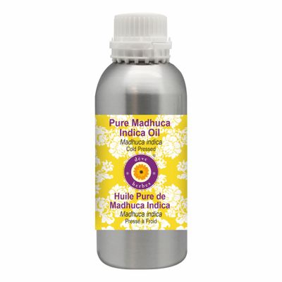 Deve Herbes Pure Madhuca Indica Oil (Madhuca Indica) Cold Pressed 1250ml (42 oz)