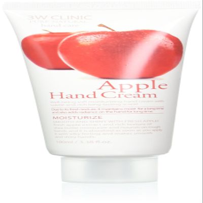 3W Clinic Hand Cream, Apple, 3.38 Ounce