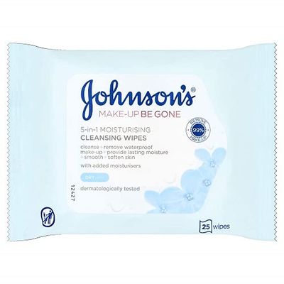 Johnson's Face Care Makeup Be Gone Moisturising Wipes (25)