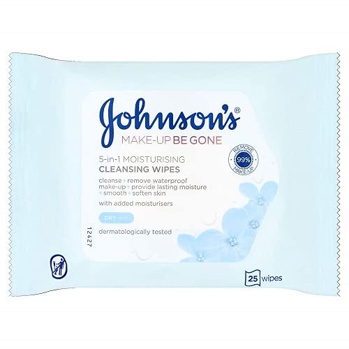 Johnson's Face Care Makeup Be Gone Moisturising Wipes (25)