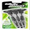 Gillette Mens Mach 3 Sensitive Disposable Razors 3 Count (6 Pack) view 1