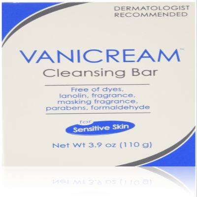 Vanicream Cleansing Bar 3.9 oz For Sensitive Skin, Pack of 4