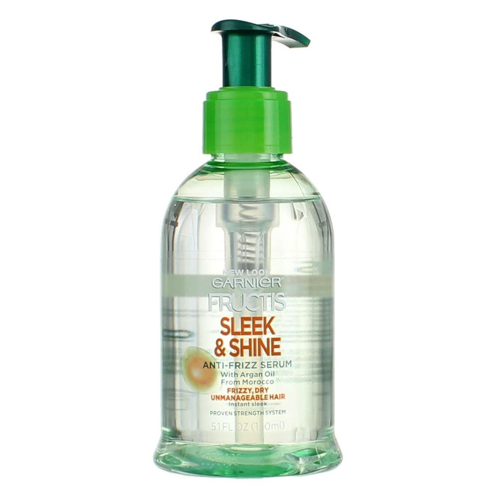 Garnier Fructis Serum Anti-Frizz Sleek & Shine 5.1 Ounce (150ml) (6 Pack)