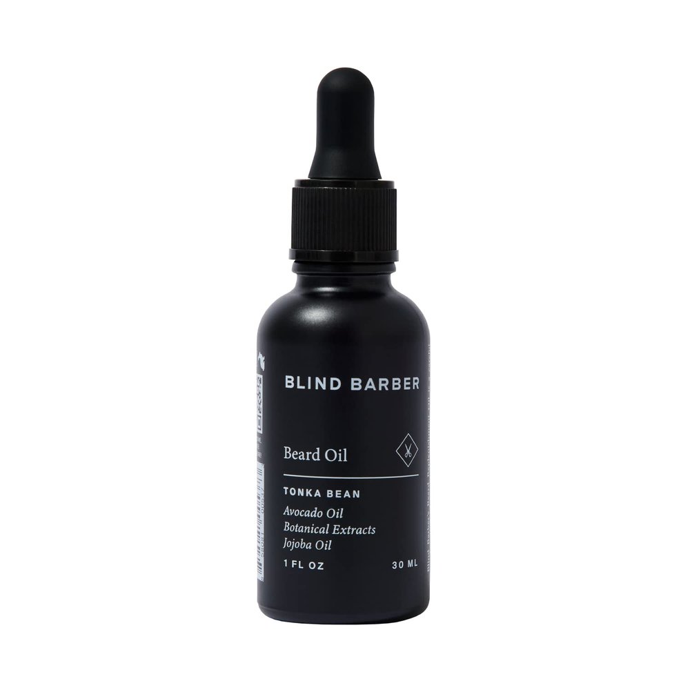 Blind Barber Rejuvenating Face & Beard Oil for Men - Moisturizing & Softening - Hydrate Clean Shaven Skin or Use As a Natural Beard Growth Oil for Men - (1 Oz)